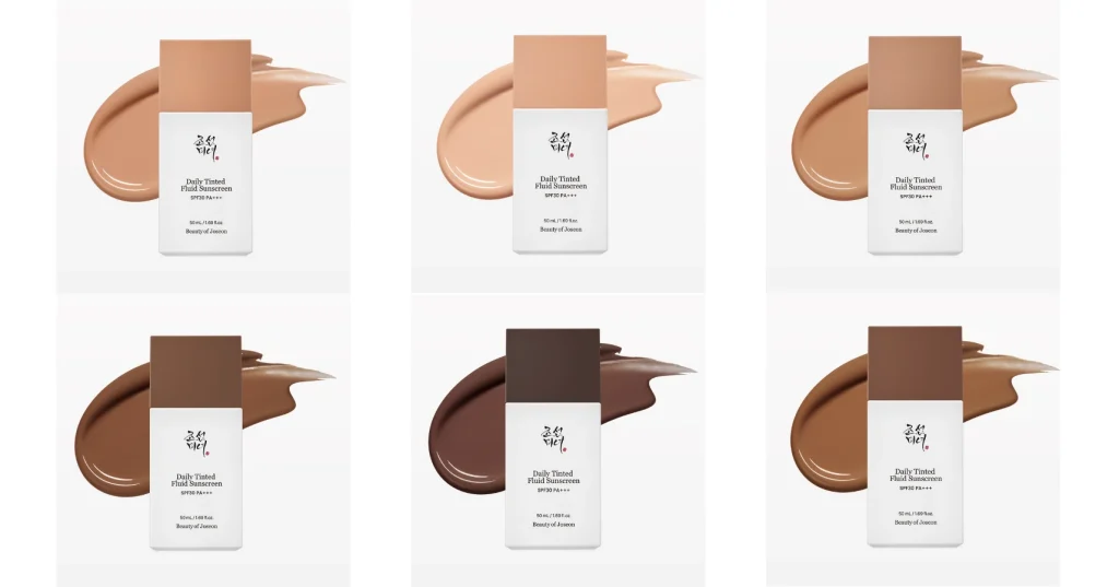 beauty of joseon sun tint fluid sunscreen spf30 6pcs 2