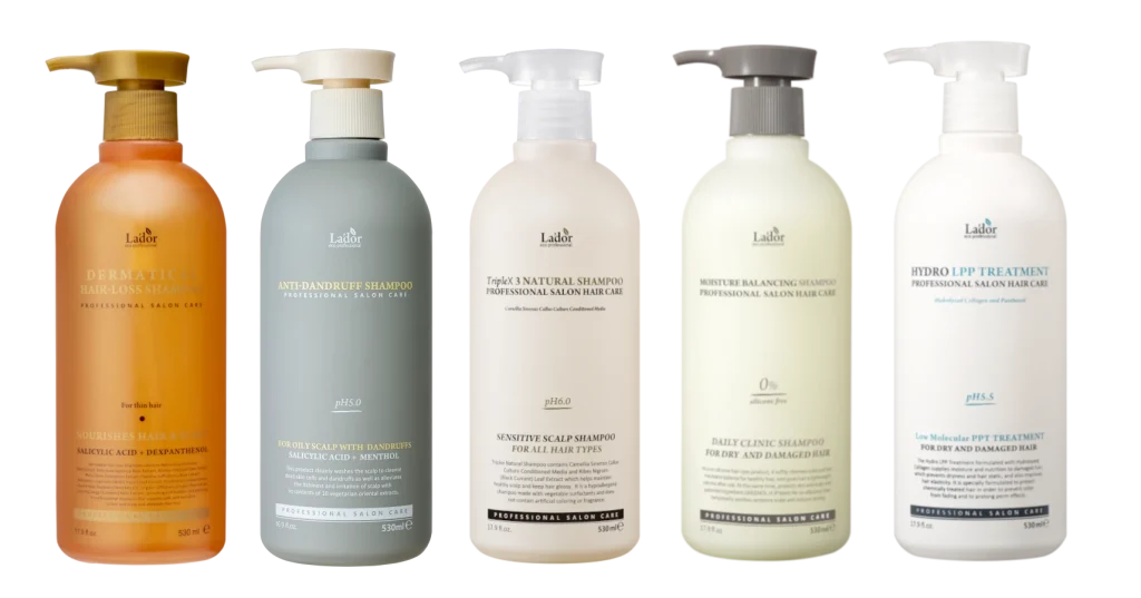 la’dor hair care korean treatments for strong, shiny hair 530 ml