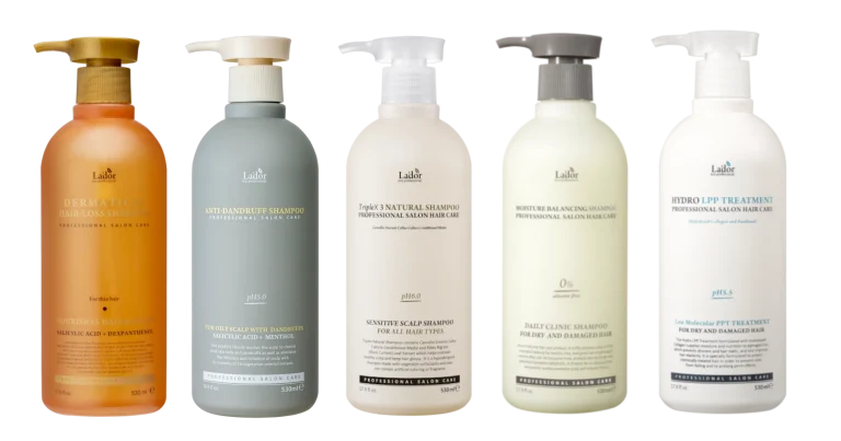 la’dor hair care korean treatments for strong, shiny hair 530 ml