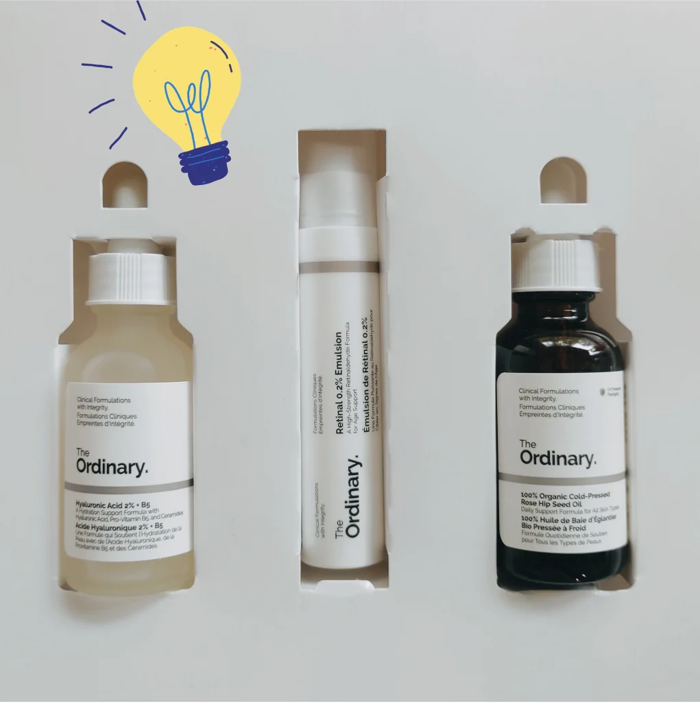 the ordinary the nightly set skincare